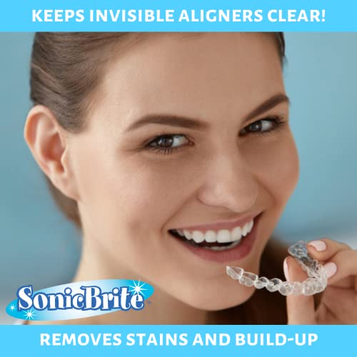 High Intensity Dental Cleaning Powder — Freshen Your Dentures, Retainers, Night Guards and Aligners — Powerful Formula Removes Stains, & Plaque