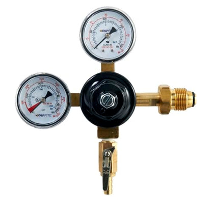 Varies Keg Kit with 5 Gallon Ball Lock Keg, 20 cuft Steel Nitrogen Cylinder, Regulator, and All Accessories