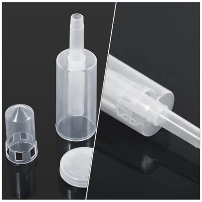 VILLCASE 3 Sets Plastic Airlocks with Silicone Plugs for Home Brewing Beer and Wine Fermentation, White Non-return Check Valves Designed to Release Carbon Dioxide and Prevent Oxygen Entry
