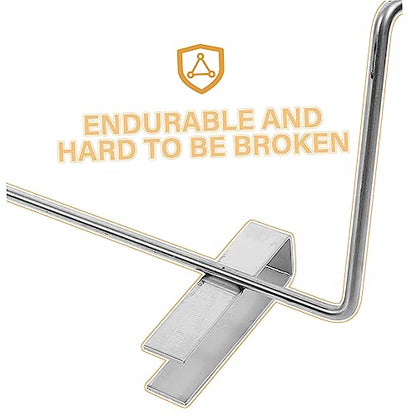 IMIKEYA Tool Stand Clothes Hanging Rack Stand Beekeeping Perch Beehive Frame Perch Honey Frames Stainless Steel Beekeeping Tools Holder Silver Handle Metal Beehive Shovel Bee Frame