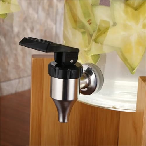 Spigot For Beverage Dispenser 2pcs 304 Stainless Steel Beverage Drink Dispenser Wine Barrel Spigot Water Faucet Tap Bottles Juice Machines