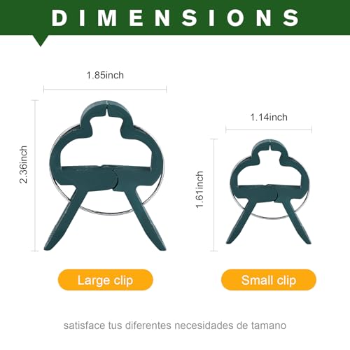A Plant Clamp Used for Climbing Plants,Horticultural Clip Used to Support Climbing of Flower Stems, Vines, Vegetables, and Tomatoes,Vine Clip for Garden Vine Training (Green, 120small) - size: 120 Small