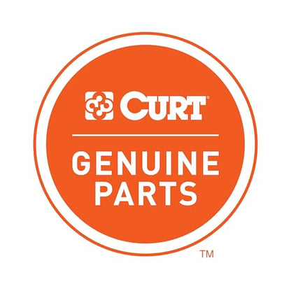CURT 48006 Pintle Hitch with 2-5/16-Inch Trailer Ball, Fits 2-Inch Receiver, 16,000 lbs, 15-1/4-Inch Length