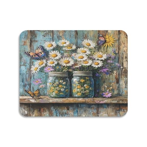 Butterfly Jars Dish Drying Mat for Kitchen Counter Highly Absorbent Coffee Mat Heat Resistant Dish Rack Pad for Pans Pots Utensils Sink Rack 23.6" x 19.7" - size: 23.6x19.7inch