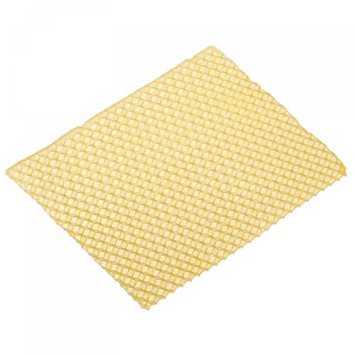 uxcell Beeswax Foundation Sheets Beekeeping Supplies Waxed Coated Nest Foundation for Making Candles 10Pcs