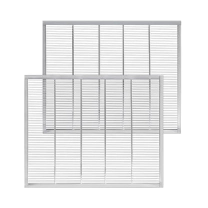 2Pcs Metal Queen Excluder for 10 Frame Hive,Metal Queen Bee Excluder,Queen Bee Frame,Metal Queen Bee Excluder,Beekeeping Equipment Metal (10 Frame -2pcs) - size: 10 Frame -2pcs