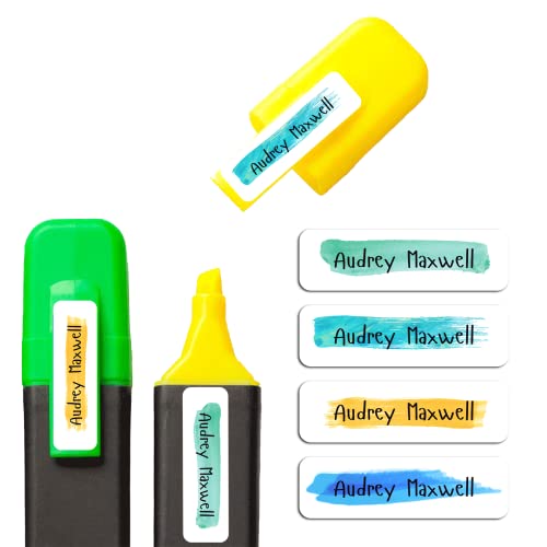 Custom Waterproof Dishwasher Safe Kid Name Labels for Daycare(128 Pack), Camp, School Supply, Baby Bottles, Lunch Boxes and Cups, Travel. Cute Personalized Design Name Stickers (Pattern 17) - color: Pattern 17