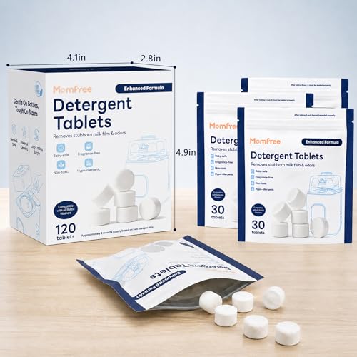 Solid Detergent Baby-Safe Tablets for All Baby Bottle Washer