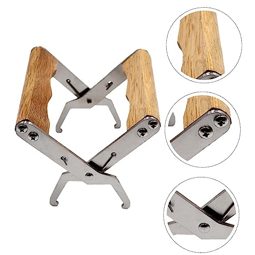 Stainless Steel Beehive Frame Holder Spleen Lifter Clip Tool for Beekeeping Easy Grip Frame Lifter for Harvesting and Hive Inspections