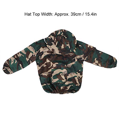 Thicken Beekeeping Protective Suit with Wide Brim and Veil for Beekeeper, Soft and Breathable, 1 X Jacket Included