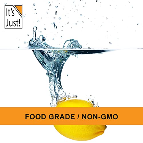 It's Just - Citric Acid, Food Grade Flavor Enhancer Powder, Non-GMO, Great for Cooking, Cleaning, Bath Bombs, Natural Preservative (12 Ounces) - size: 12 Ounce (Pack of 1)