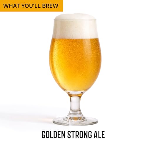 Craft a Brew - Beer Recipe Kit - Golden Strong Ale - Home Brewing Ingredient Refill - Beer Making Supplies - Includes Hops, Yeast, Malts, Extracts - 5 Gallons - color: Golden Strong Ale
