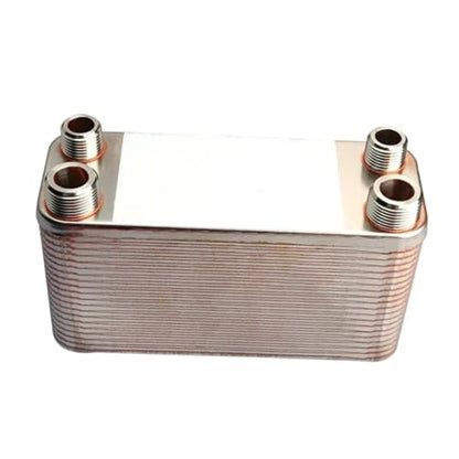 Stainless Steel Counterflow Wort Chiller, 26/37/47 Plate Heat Exchanger for Home Brewing with Garden Hose Rapid Cooling(47 plate) - color: 47 plate