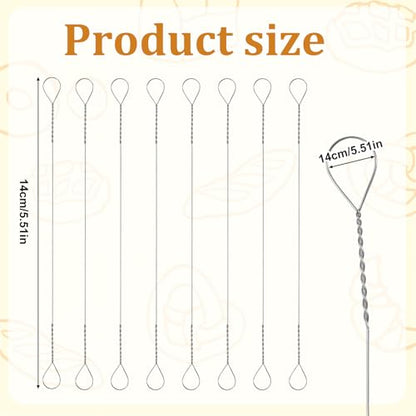 8Pcs Cheese Slicer Wire, 5.5in Stainless Steel Cheese Wire Replacement, Butter Slicing Board Cutter Wires for Kitchen
