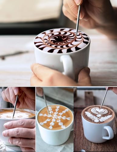 Milk Frothing Pitcher, 20oz Stainless Steel Milk Frother Cup Steaming Pitcher, Cappuccino Espresso Accessories Coffee Bar Barista Tools, Metal Steamer Cup Milk Jug with Latte Art Pen, Matte Steel - color: A Silver Matte, size: 20 Ounces