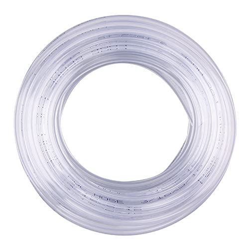 DERNORD PVC Tubing 3/16"ID X 5/16"OD Flexible Clear Vinyl Hose 10 Feet for Food Grade - size: 10 Feet, style: 3/16"ID X 5/16"OD