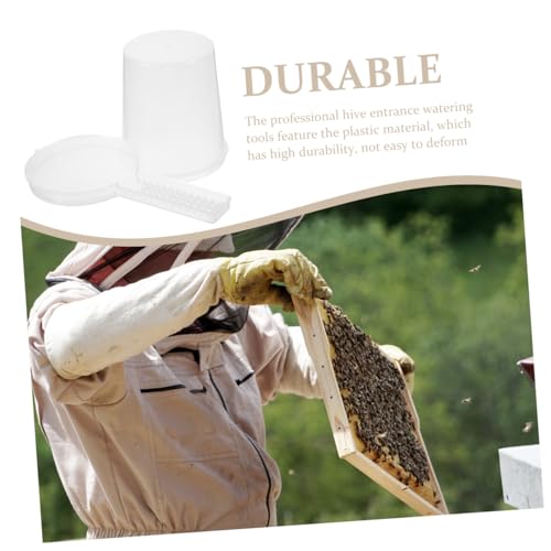Kisangel 6pcs Bee Water Feeders Beehive Water Dispenser for Beekeeping Supplies Bee Watering Stations