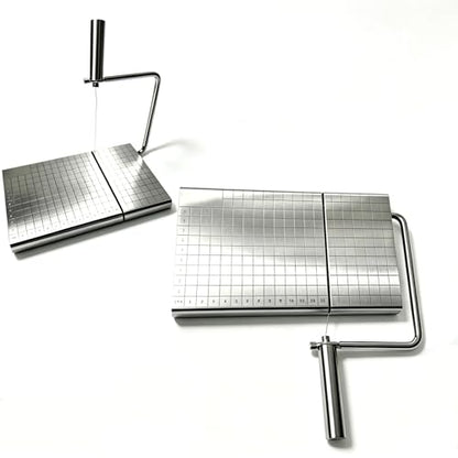 Cheese Slicer Heavy Duty Cheese Cutter for Block Cheese Multipurpose Cheese Slicers with Non Slip Base for Home Kitchen, Ideal for Cutting Cheese, Butter and Sausage