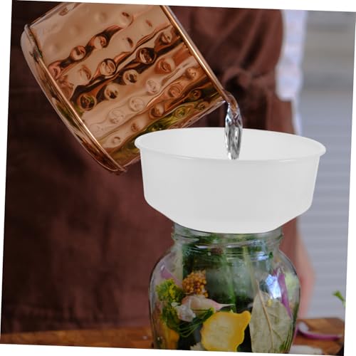 Large Wide Mouth Funnel for Liquid Transfer Reusable Funnel for Beer Oil Juice and Drinks Easy Pouring Kitchen Tool Versatile for Filling Bottles and Canning