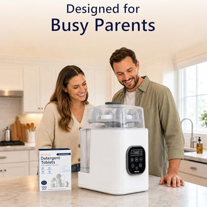 Solid Detergent Baby-Safe Tablets for All Baby Bottle Washer