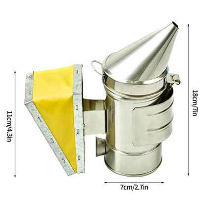 Bee Smoker for Children Mini Stainless Steel Bee Hive Smoker, Beekeeping Equipment
