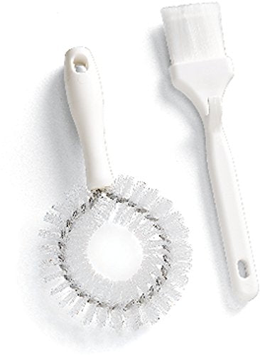 SPARTA Meteor Basting Brush, Nylon Bristle Pastry Brush for Cooking and Baking, 2" Wide, 1 Count, White
