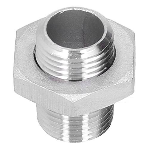 Stainless Steel Fermentation Bulkhead Kit with 0.635 cm NPT Ball Valve for Brew Kettles, Whiskey Stills, and Sparge Water Pots