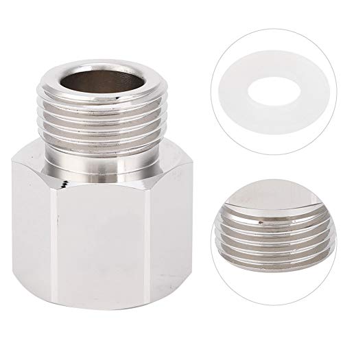Pressure Relief Adapter, Silver Aluminum Refill Pressure Relief Valve for Aquarium Fish CO2 Tank Regulator or Homebrew Beer Keg Regulator