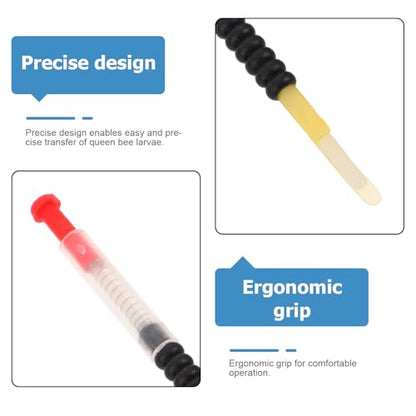 4 Pairs Bee Farming Equipment: Beekeeping Transfer Needles - Professional Grafting Tool for Queen Rearing Supplies Hive Moving Kit