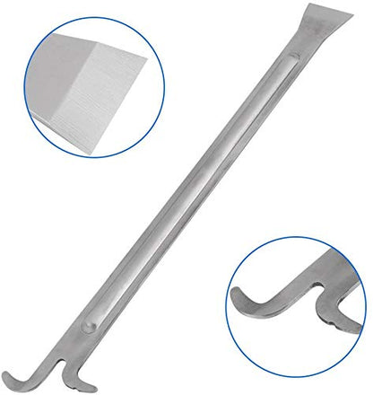 Hive Scraper Tool, Stainless Steel Extra Long Beehive Cleaning Scraper, Beekeeping Tool, Beekeeping Supplies Beekeeper Equipment Bee Hive Tool