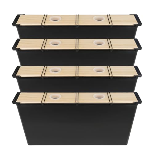 4 Pack 6.5L Bee Feeder, Bee Hive Feeder, Beehive Frame Feeder, Deep Frame Water Feeder for Beekeeping Feeding Equipment Bee Tools Beehive Supplies - size: 4PCS 6.5L