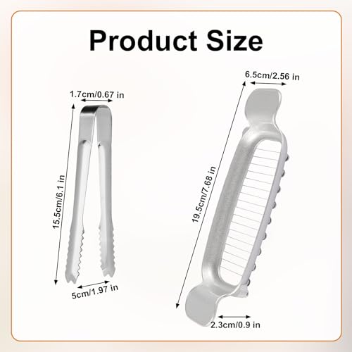 Butter & Cheese Slicer - 304 Stainless Steel Multifunctional Kitchen Tool for Block Butter, Cheese & Fruit - style: Butter Slicer+Cheese Tong