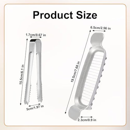 Butter & Cheese Slicer - 304 Stainless Steel Multifunctional Kitchen Tool for Block Butter, Cheese & Fruit - style: Butter Slicer+Cheese Tong