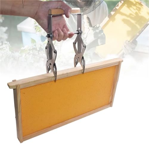 Bee Hive Frame Grip Bee Hive Frame Holder Capture Frame Grip Horizontal Bar Nest Box Frame Grip Holder Beehive Clip Clamp Grasp Beekeeping Tools for Beekeeeper