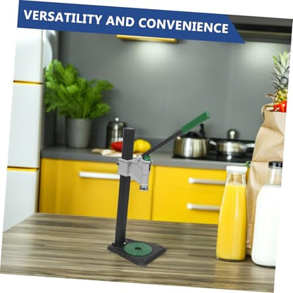 SHINEOFI Manual Beer Bottle Capper Tool for Wine and Soda Bottles, Iron Construction with Adjustable Height 7.8"-18.3", Secure and Stable Operation for Kitchen and Bar Counters