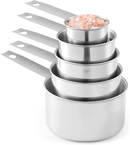 Laxinis World Stainless Steel Measuring Cups Set, 1-Pack