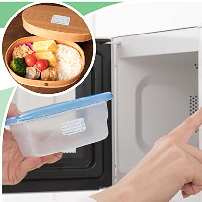 Outus 7500 Pieces Removable Food Labels for Containers 1 x 2 Inch Date Stickers Waterproof Food Storage Freezer Tape Roll Easy Write Clean Oil Resistant for Restaurant Kitchen Home Meal Prep
