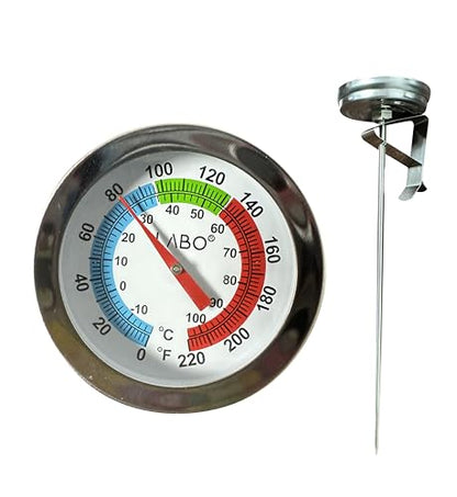 LABO Instant Read 2-Inch Dial Thermometer,Best for The Coffee Drinks,Chocolate Milk Foam - size: single item