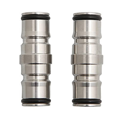 2PCS Homebrew Beer Ball Lock Jumper Post Corny Keg Liquid and Gas Jumper Post Double Ended Corny Post Stainless Steel 304 Keg Quick Disconnect Jumper Post for Cleaning Beer Brewing
