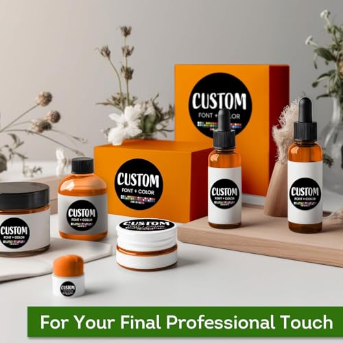 Custom Stickers for Business Logo Design Your Own Personalized Labels Shipping Sticker Decals Text Name Image Photo Customized Waterproof, UV Protected Fade & Heat Cold Resistant(Txt,2.5 in) - color: Custom Text, size: 2.5 Inch