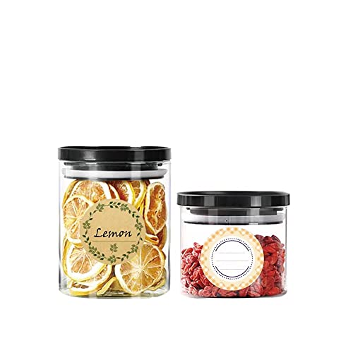2" Canning Labels for Jars, 500 PCS Kraft Gift Labels, Mason Jar Stickers,Jam Homemade Canning Jar Labels Stickers,Dissolvable Food Labels Stickers - color: Yellowish Brown 1