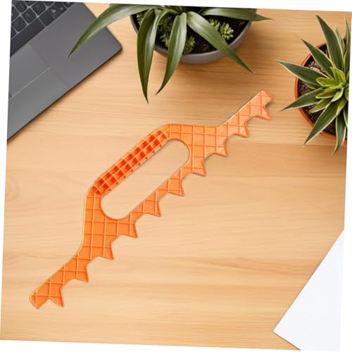 Abaodam Bee Hive Rake for Beekeeping 9 Frame Spacer Tool Sturdy Plastic Distance Measurement Rake for Beehive Setup and Maintenance