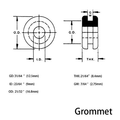 5 x Airlock S-Bubble Type with Grommets