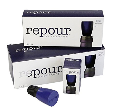 Repour Wine Saver and Stopper - Removes Oxygen, Preserving and Keeping Wine As Fresh As The Day The Bottle Was Opened (72-Pack) - color: Blue, size: 72-Pack