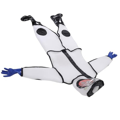 Alomejor Bee Suit 3D Cotton Beekeeping Suit Full Body Protection with Thick Gloves for Adults 175-180cm Shoe Size 42