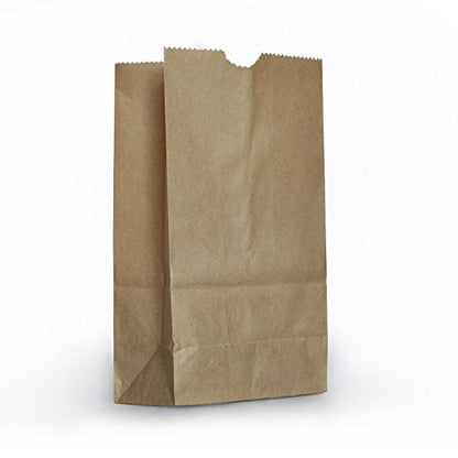 Extra Small Brown Kraft Paper Bags - 3 x 2 x 6", "Party Favors, Lunch Bags, Wedding Favors - 100 per Pack