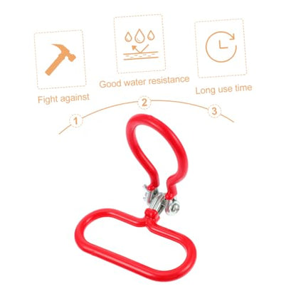3 Pcs Manganese Steel Carboy Handle for 5 Gallon Glass Bottles Pvc-Covered Portable Lifting Tool for Home Brewing and Beer Making