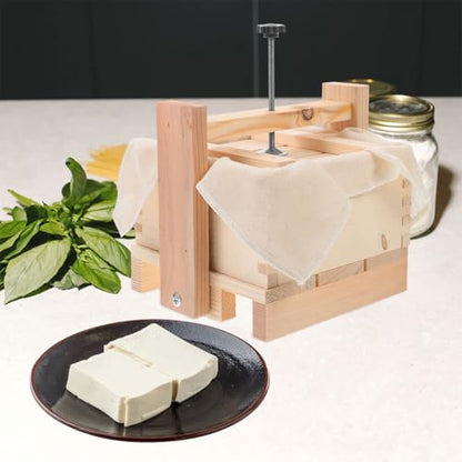 PRETYZOOM Tofu Press Mold 6.69X6.69X3.74In Household Tofu Maker and Cheese Making Supplies for Diy Homemade Soybean Curd and Cheese