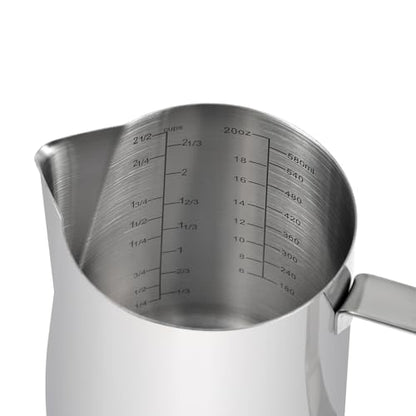 Kichwit Stainless Steel Measuring Cup, Metal Measuring Cup with Handle, 20oz / 600ml / 2.4 Cups - size: Medium, 20 oz (600 ml, 2.4 cups)