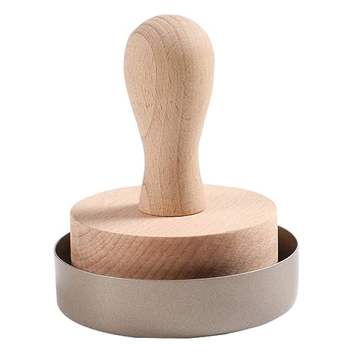 Wood Tart Tamper Tart Press Tool Wood Egg Tart Pusher DIY Baking Dough Press Pastry Tamper Wooden Tart Mould, Assorted Color